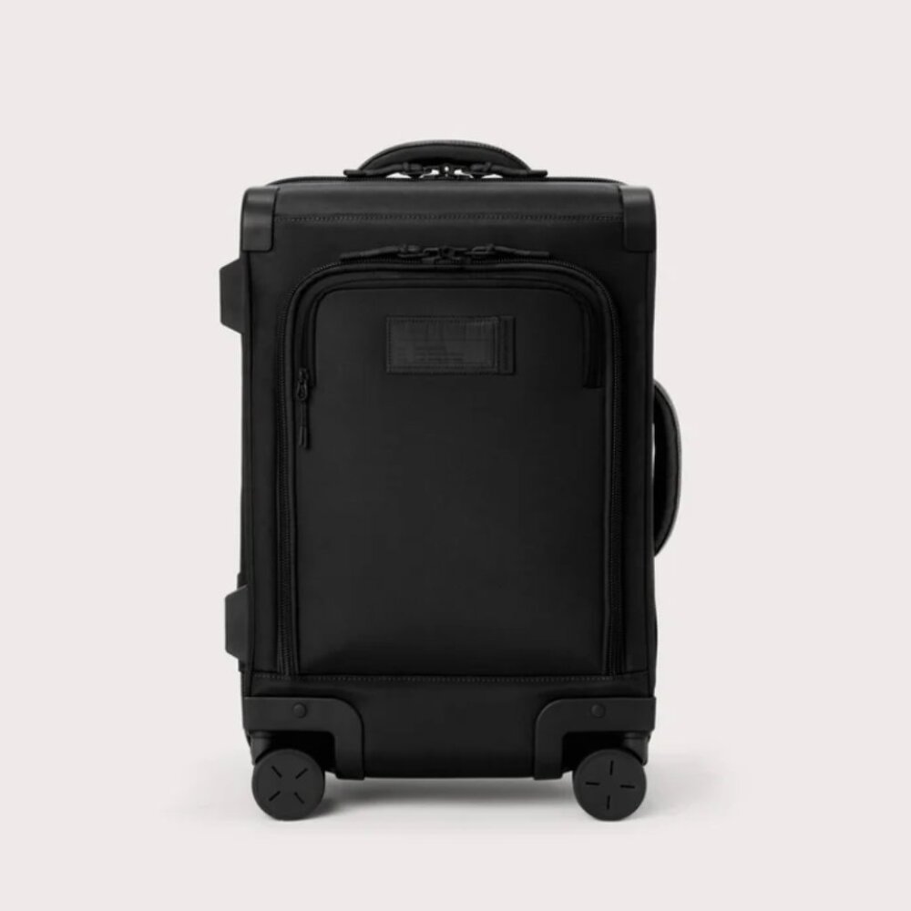 Dagne Dover Seattle Carry-On Luggage Suitcase -Onyx (Deep Black) 20.5”